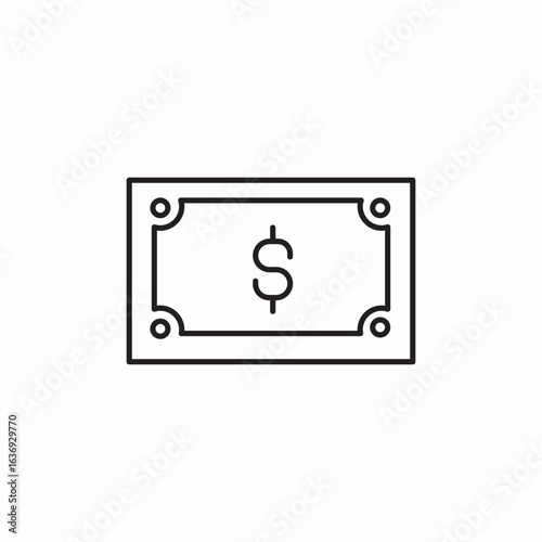 cash money icon sign vector