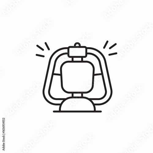 kerosine lamp icon sign vector