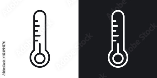 Temperature icon for apps, websites and graphic projects.