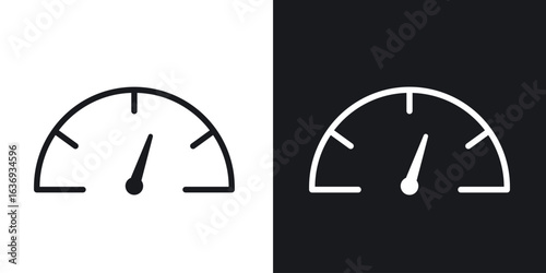 Speedometer icon for apps, websites and graphic projects.