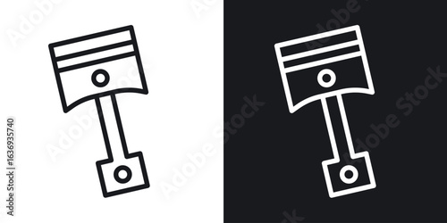 Piston icon for apps, websites and graphic projects.