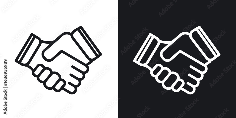 Obraz premium Partner icon for apps, websites and graphic projects.