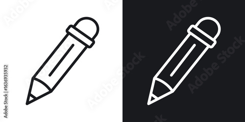 Pencil icon for apps, websites and graphic projects.
