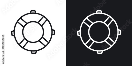 Life buoy icon for apps, websites and graphic projects.