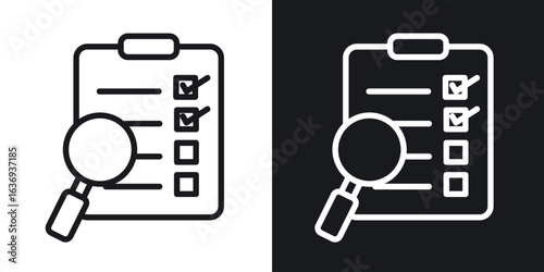 Inspection icon for apps, websites and graphic projects.