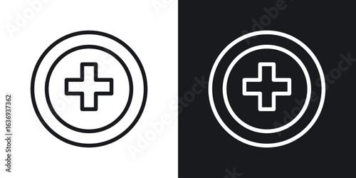 Hospital sign icon for apps, websites and graphic projects.