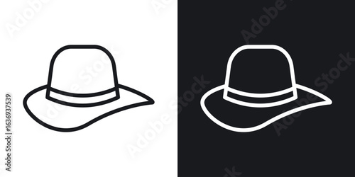 Hat icon for apps, websites and graphic projects.