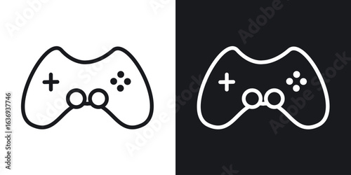 Gamepad icon for apps, websites and graphic projects.