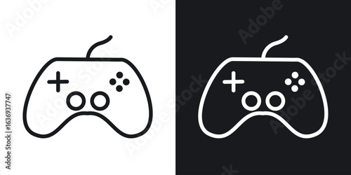 Gamepad icon for apps, websites and graphic projects.