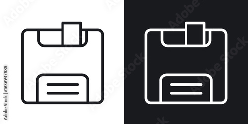 Floppy disk icon for apps, websites and graphic projects.