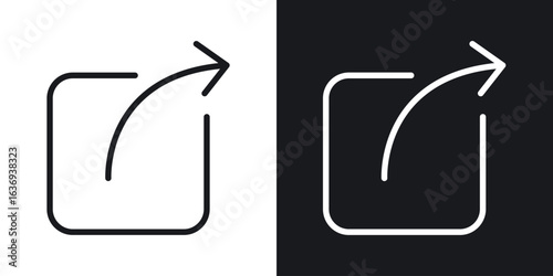 External link icon for apps, websites and graphic projects.