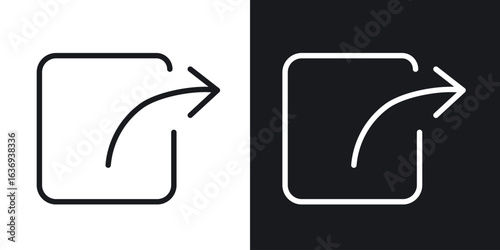 Export icon for apps, websites and graphic projects.