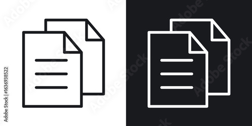 Duplicate icon for apps, websites and graphic projects.