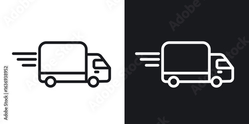 Delivery icon for apps, websites and graphic projects.