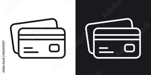 Credit card icon for apps, websites and graphic projects.