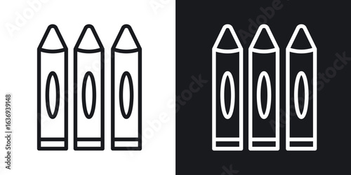 Crayon icon for apps, websites and graphic projects.