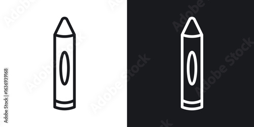 Crayon icon for apps, websites and graphic projects.