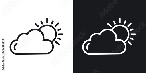 Cloudy Day icon for apps, websites and graphic projects.