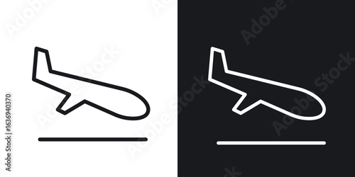 Arrival icon for apps, websites and graphic projects.