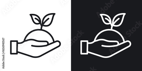 Environment icon for apps, websites and graphic projects.