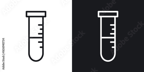 Test tube icon for apps, websites and graphic projects.