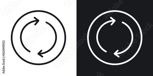 Repeat icon for apps, websites and graphic projects.