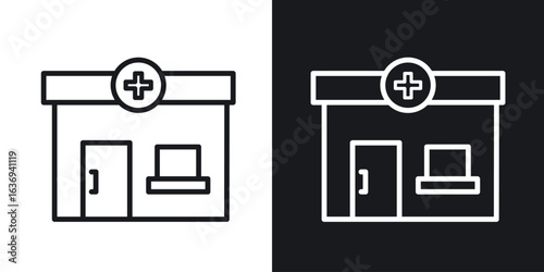 Pharmacy icon for apps, websites and graphic projects.