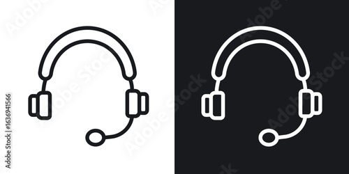 Headphones icon for apps, websites and graphic projects.