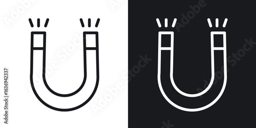 Magnet icon for apps, websites and graphic projects.