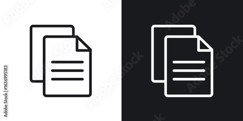 Paste vector icon. Design graphic in outline style illustration.