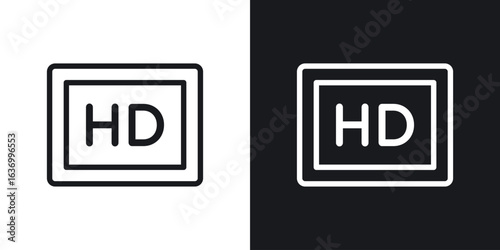 High definition vector icon. Design graphic in outline style illustration.
