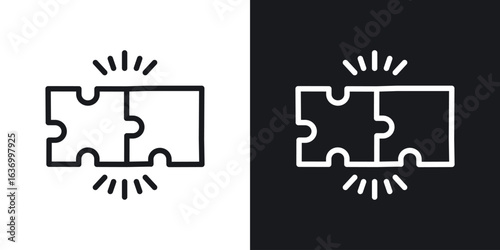 Compatibility vector icon. Design graphic in outline style illustration.