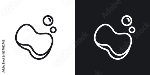 Soap icon web design element. line icon