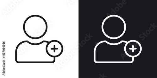 Following icon web design element. line icon