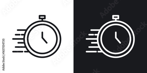 Express icon web design element. line icon