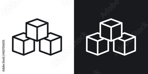 Inventory icon web design element. line icon