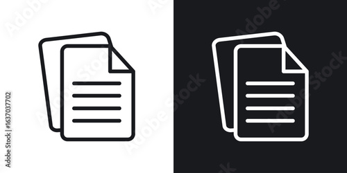 File icon web design element. line icon