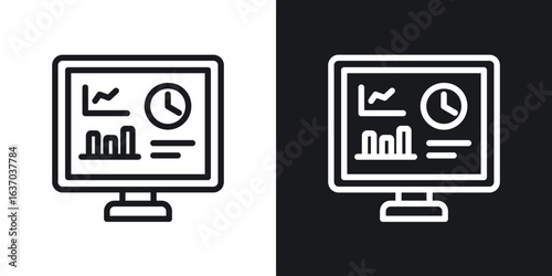 Dashboard icon web design element. line icon