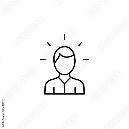 customer impression icon sign vector