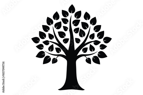 pear tree vector icon