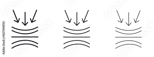 Compress icon logo black pictogram set. Graphic simple vector icon