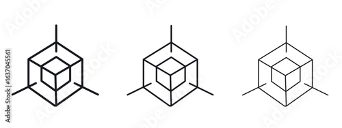 Bim icon logo black pictogram set. Graphic simple vector icon