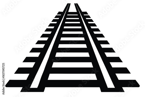 railway track vector icon