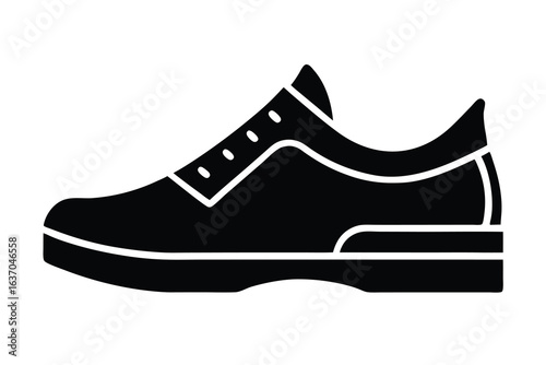 shoe shop vector icon