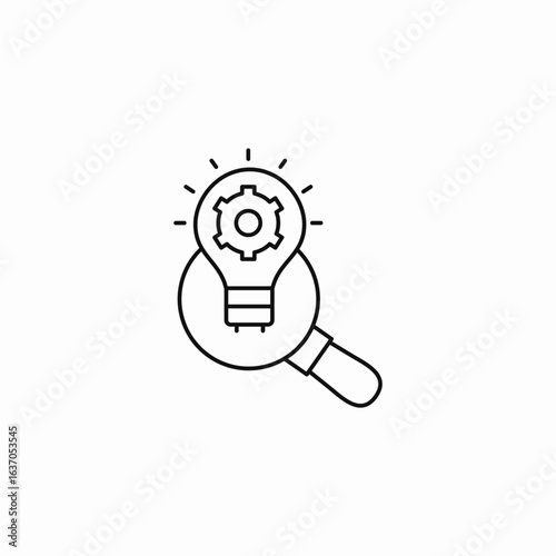 innovation bulb icon sign vector
