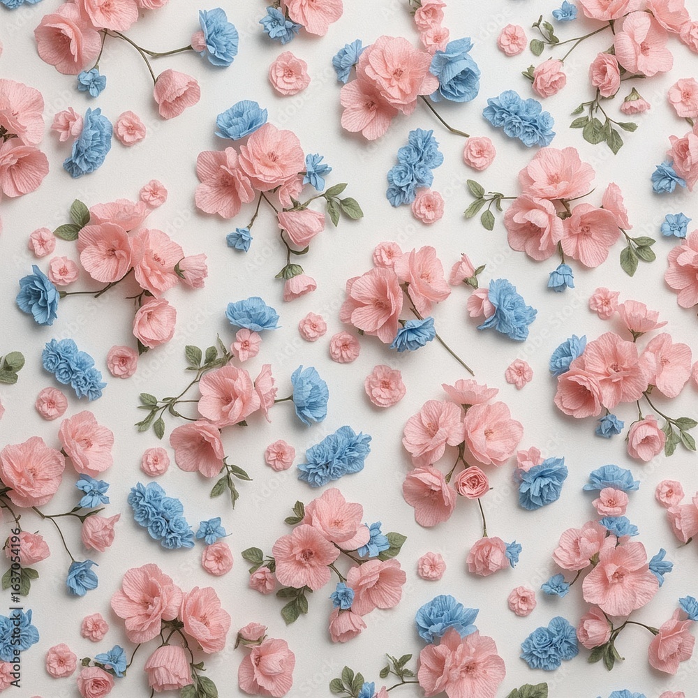 Naklejka premium background with flowers