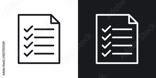 Task list icon thin line outline art. Doodle graphics