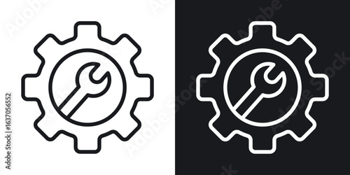 Project Development icon thin line outline art. Doodle graphics