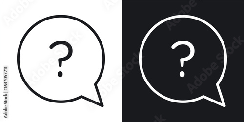 Help icon thin line outline art. Doodle graphics