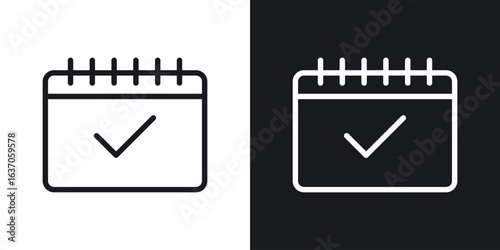 Appointment icon thin line outline art. Doodle graphics